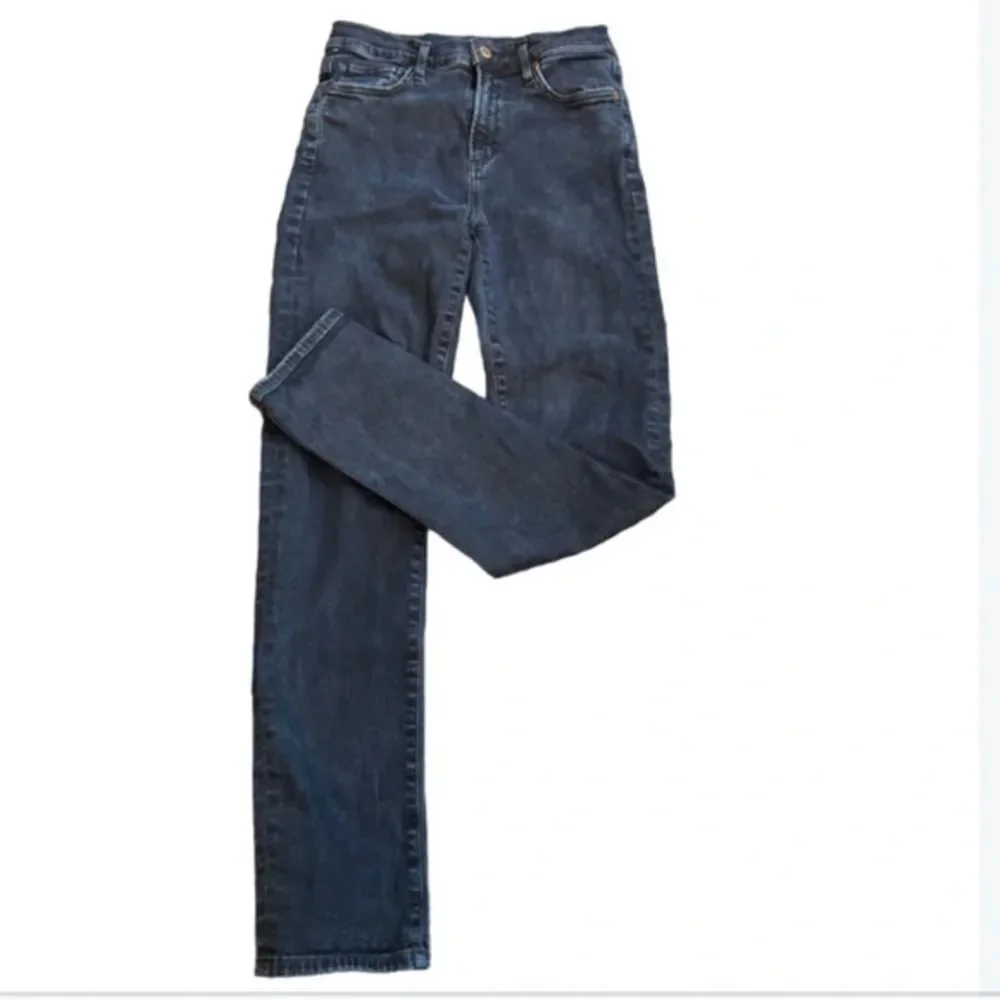 Citizens of Humanity Harlow High Rise Slim Jeans 26P Dark Wash Skinny USA Luxury